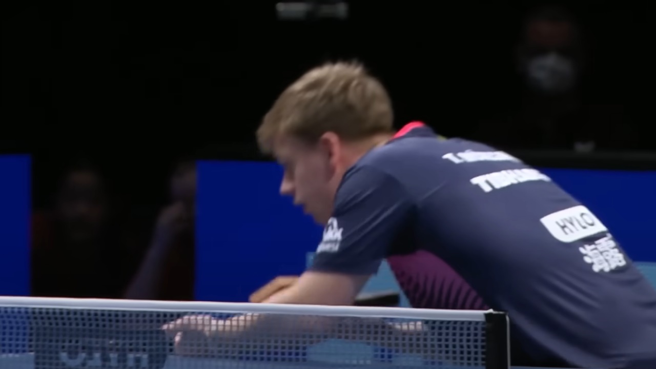 Truls Möregårdh table tennis action serve Truls Möregårdh Player Profile