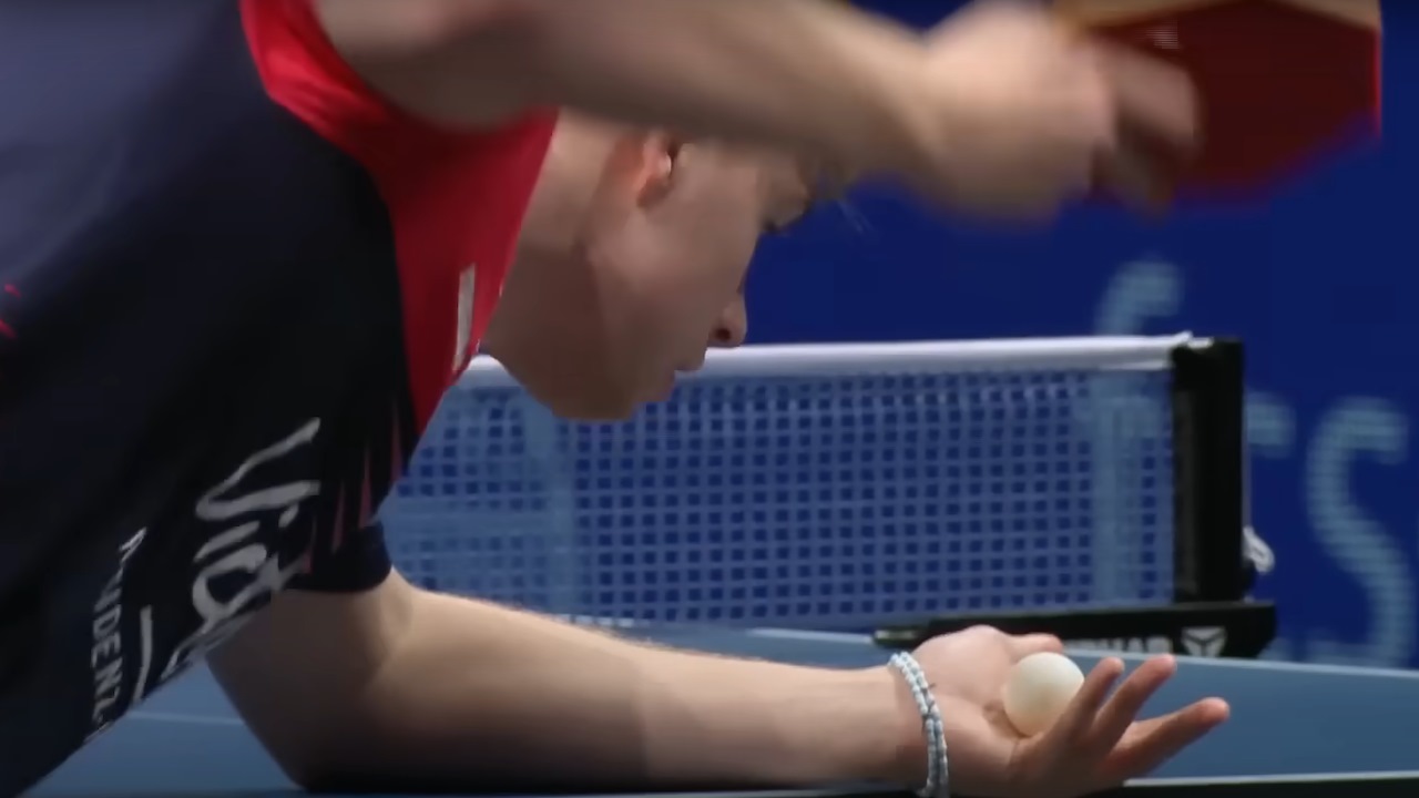Truls Möregårdh table tennis serve Truls Möregårdh Table Tennis Profile